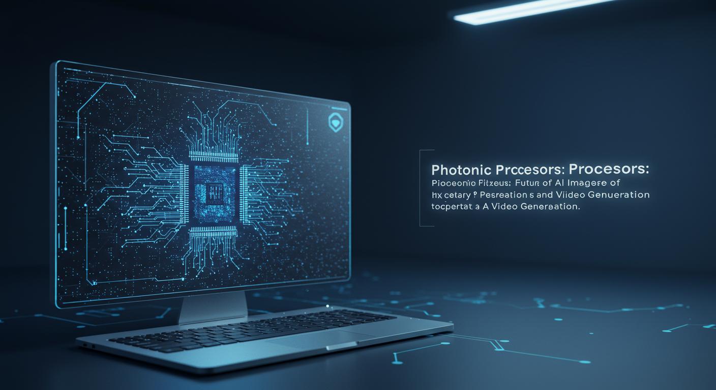 Feature image for Photonic Processors: Pioneering the Future of AI Image and Video Generation