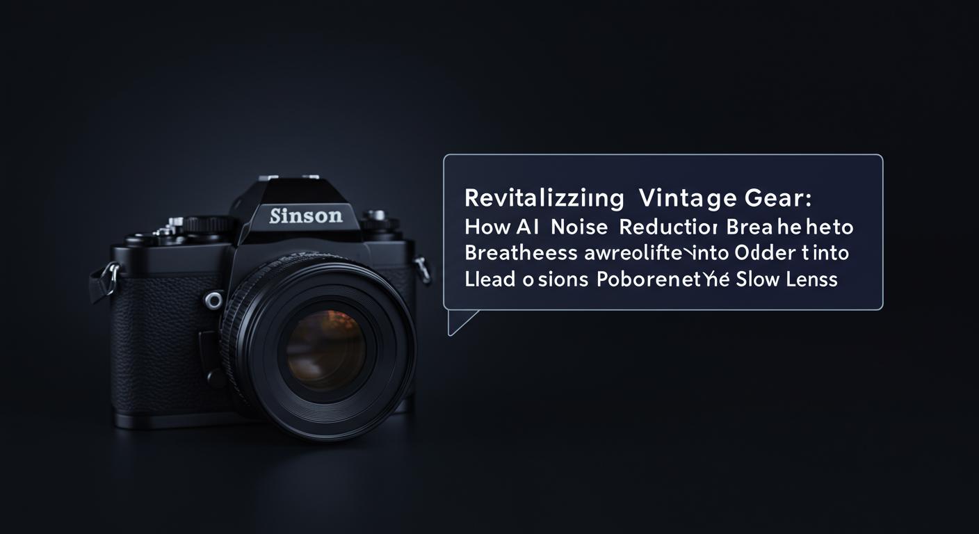 Feature image for Revitalizing Vintage Gear: How AI Noise Reduction Breathes New Life into Older Cameras and Slow Lenses