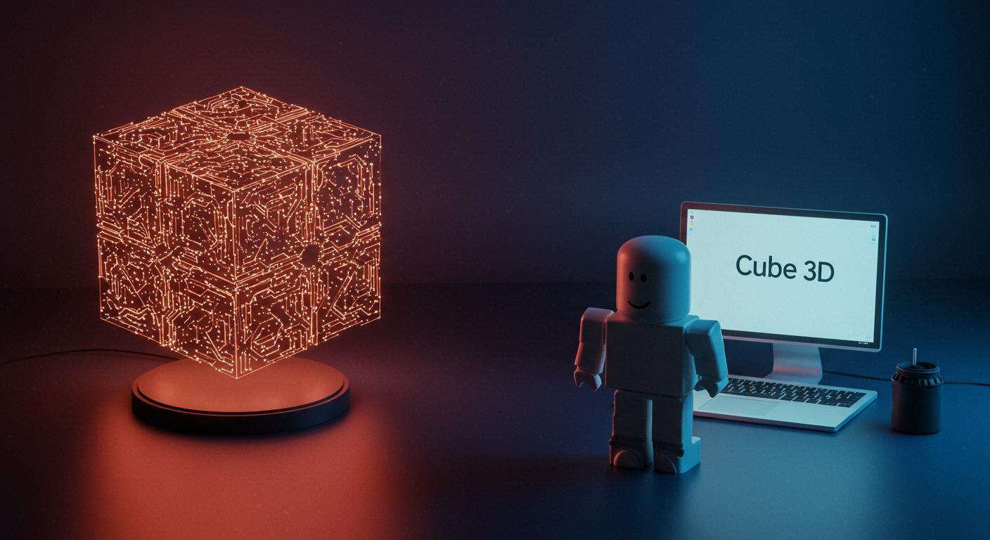 Feature image for Roblox Unveils Cube 3D: Pioneering Open-Source AI for 3D Model Generation