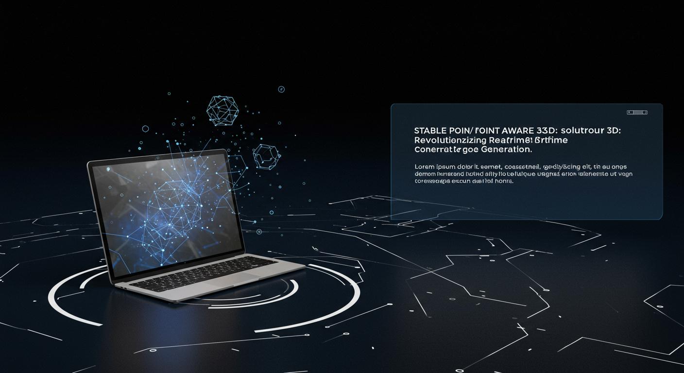 Feature image for Stable Point Aware 3D: Revolutionizing Real-Time 3D Object Generation