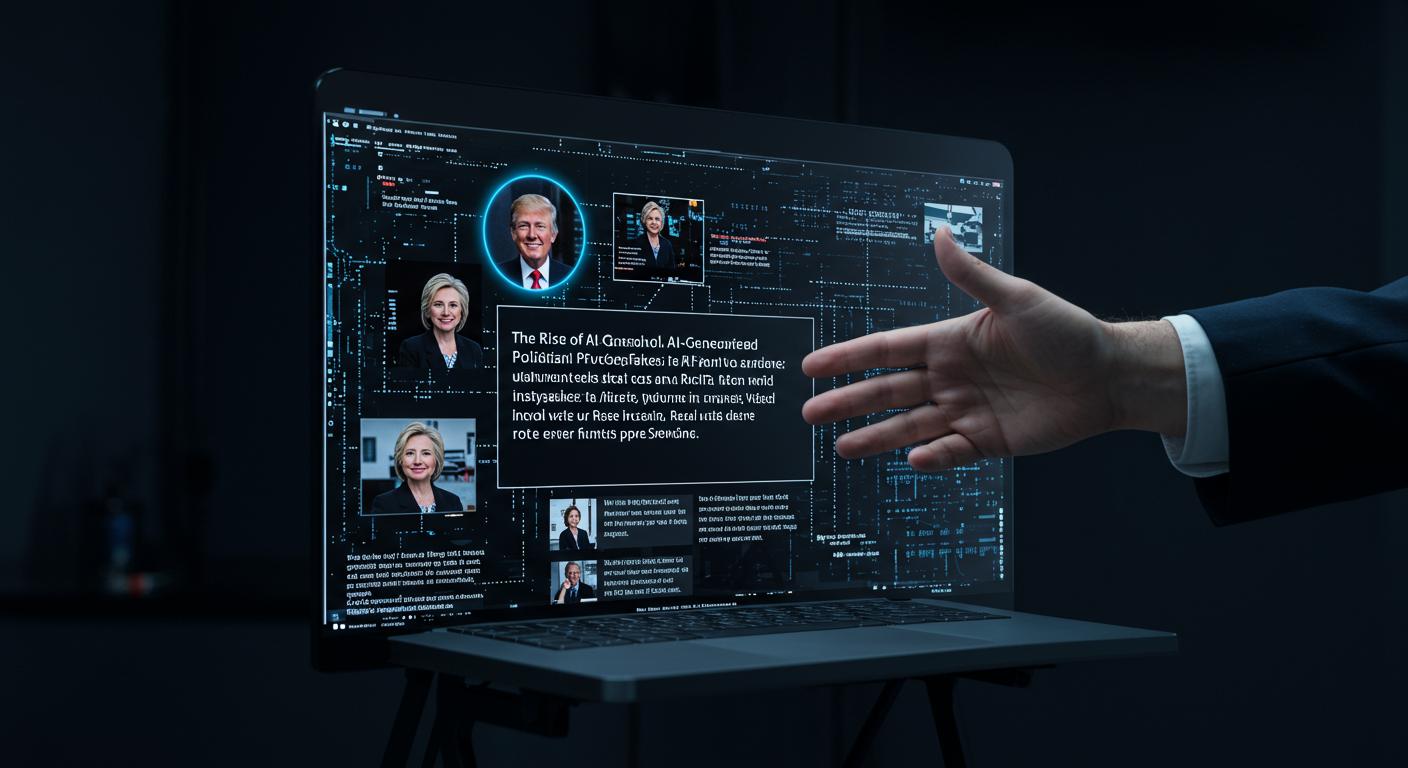 Feature image for The Rise of AI-Generated Political Deepfakes: Analyzing the Clinton-Trump Video