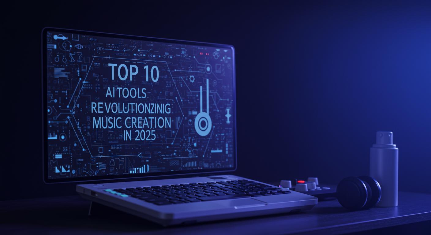 Feature image for Top 10 AI Tools Revolutionizing Music Creation in 2025