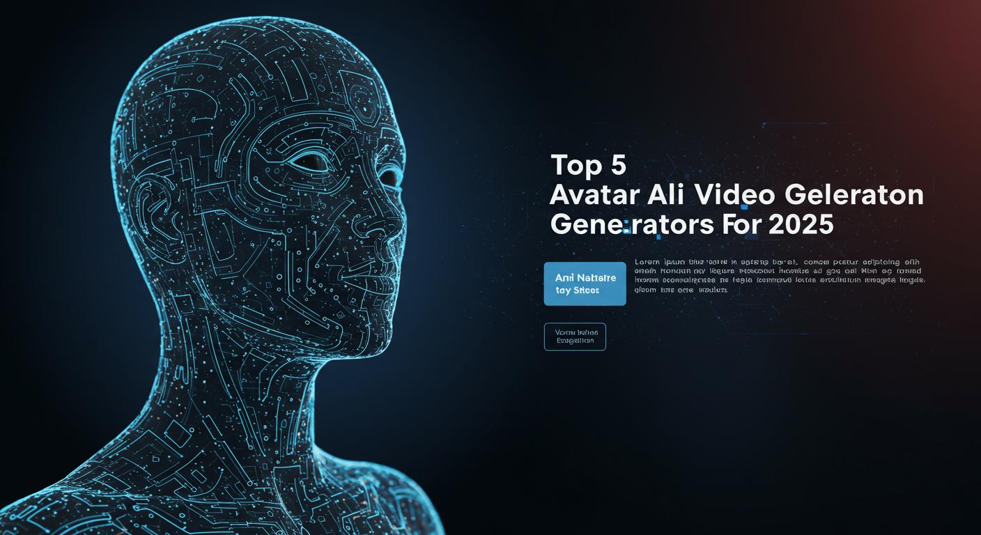 Feature image for Top 5 AI Avatar Video Generators for 2025