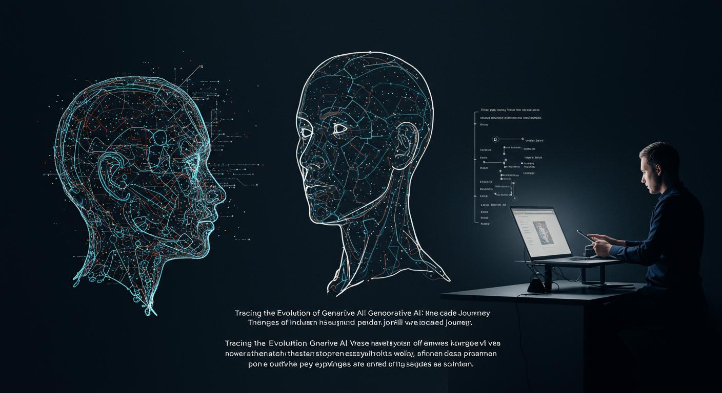 Feature image for Tracing the Evolution of Generative AI: A Nine-Decade Journey