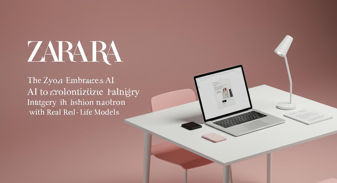 Feature image for Zara Embraces AI to Revolutionize Fashion Imagery with Real-Life Models