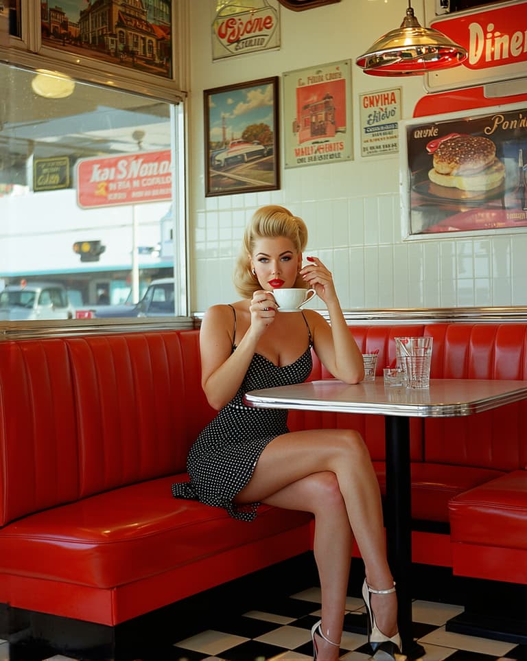 Retro Diner Coffee Break