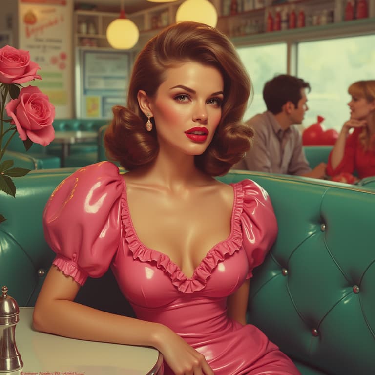 Retro Diner Glamour