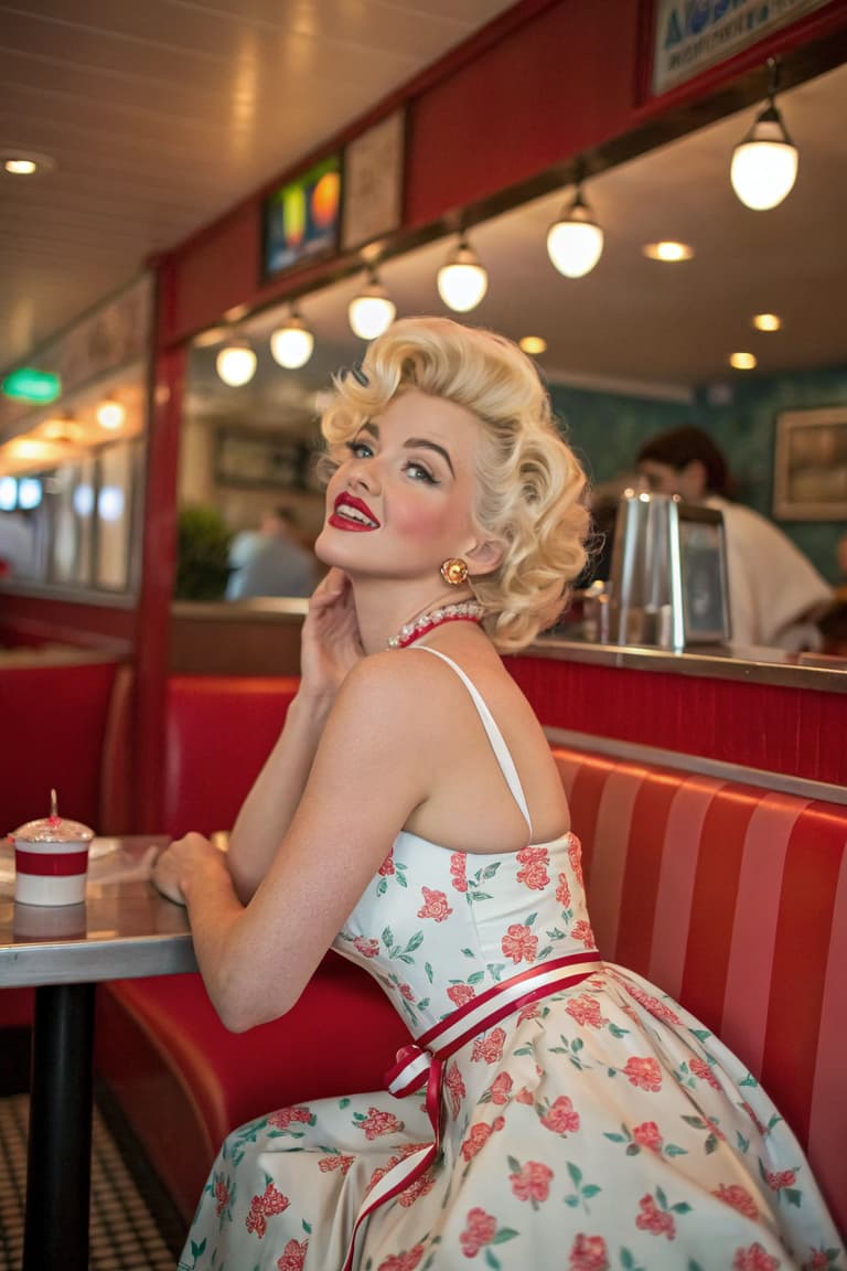 Retro Diner Elegance