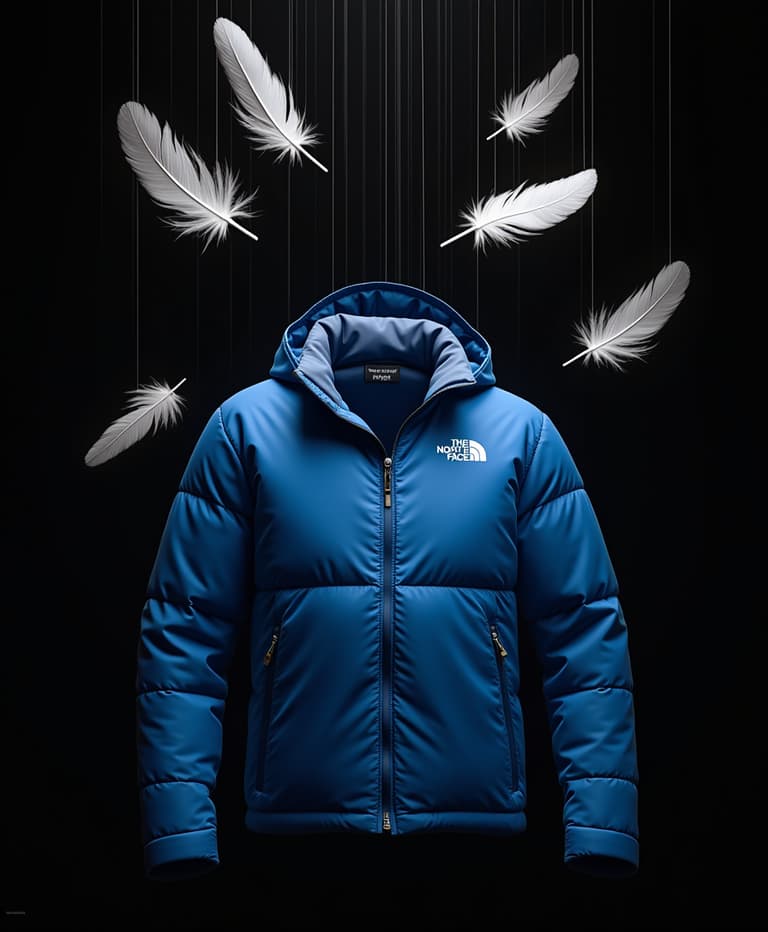 **Featherlight Insulation: The North Face Puffer Jacket**