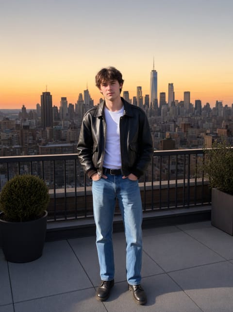 AI Background Changer example result