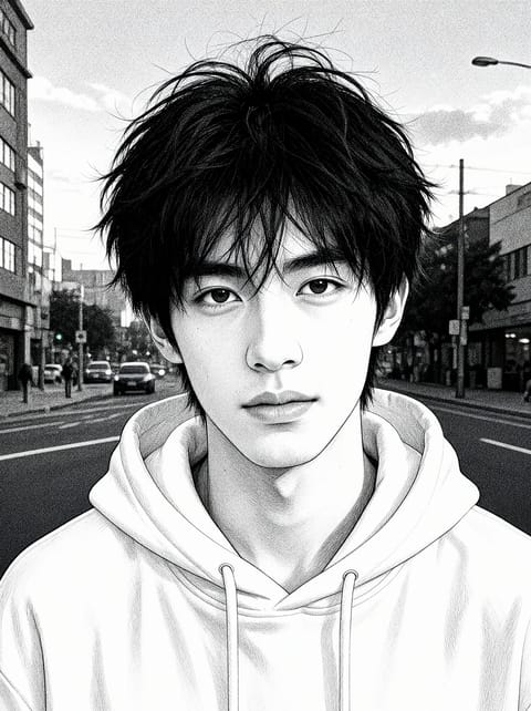 Manga Filter example result