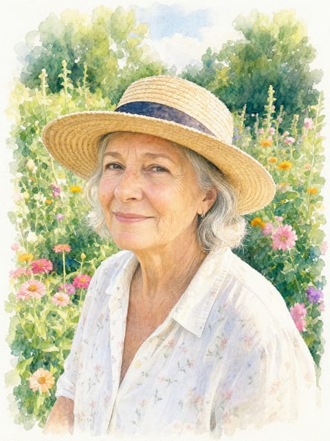 Watercolor Portrait example result