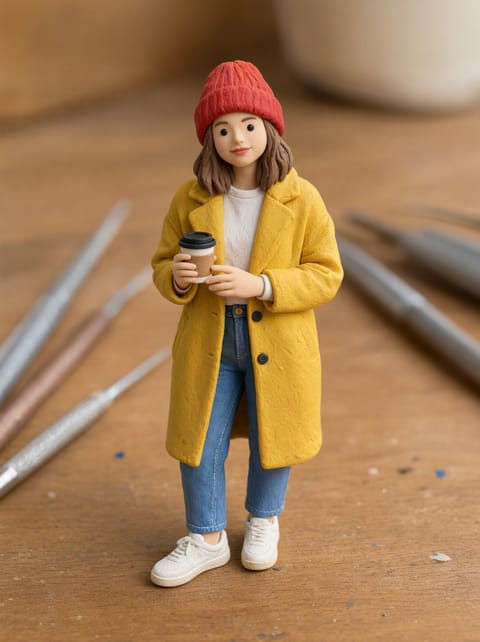 Clay Figure example result
