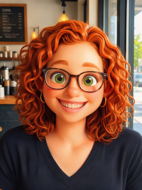 Personaggio cartoon 3D AI