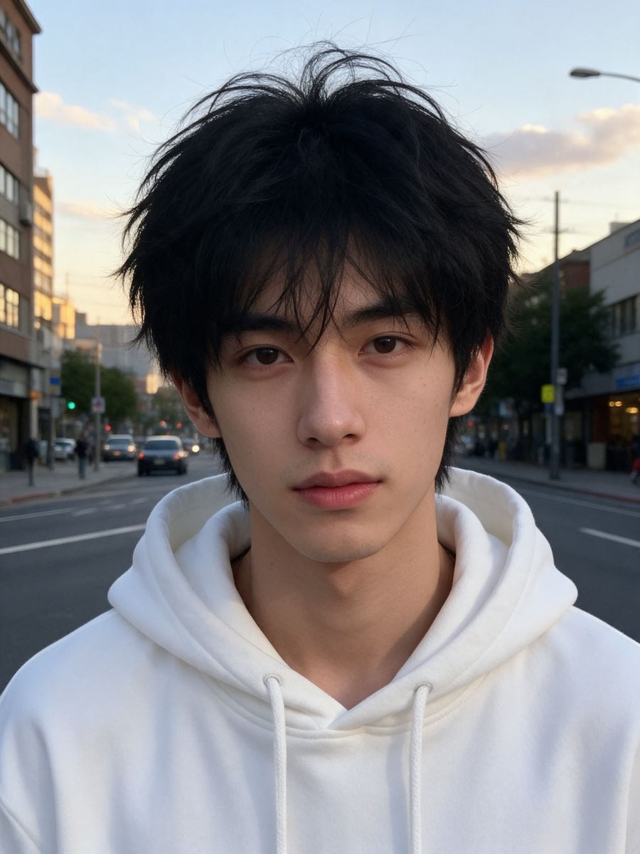 Photo before Manga Filter