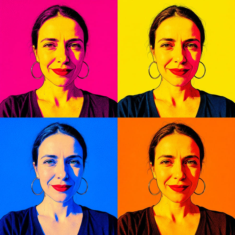 Pop Art Portrait result from our test