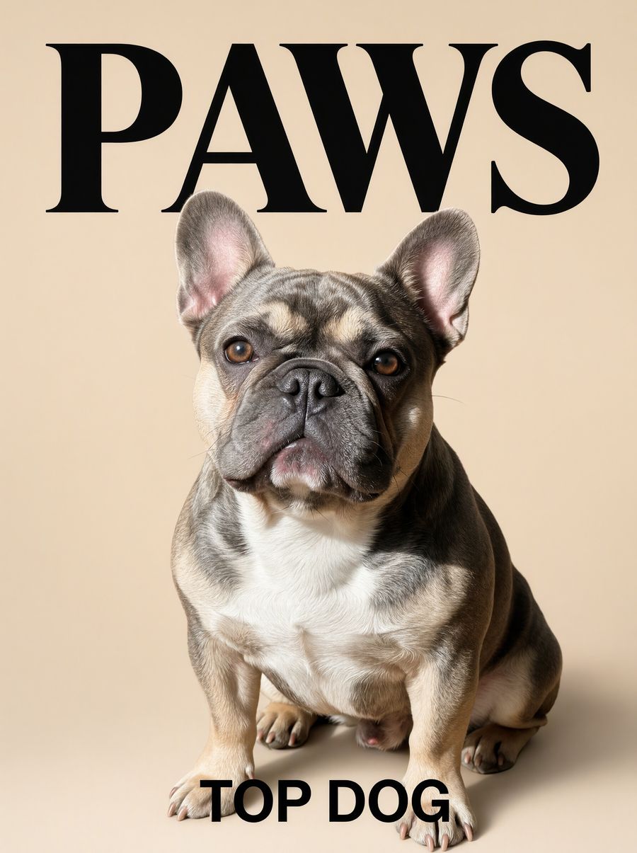 Pet Magazine Cover result from our test