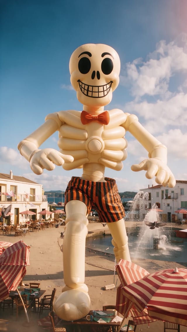 Prime Time: Skeleton Day, the finished video