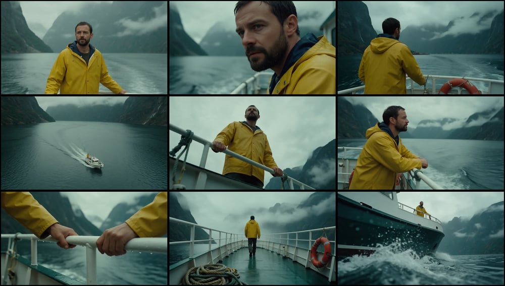 Example made with 9 cinematic shots from one image