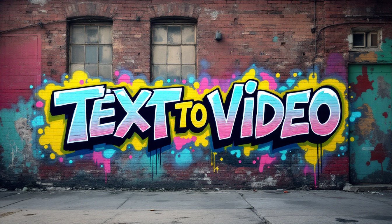 Urban Graffiti: Text to Video