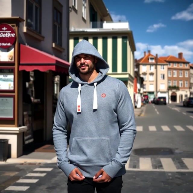 a man walking toward the viewer smiling