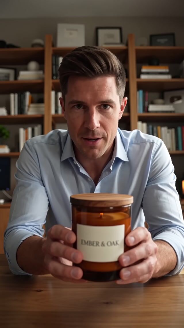 Marketing Studio example — direct-to-camera