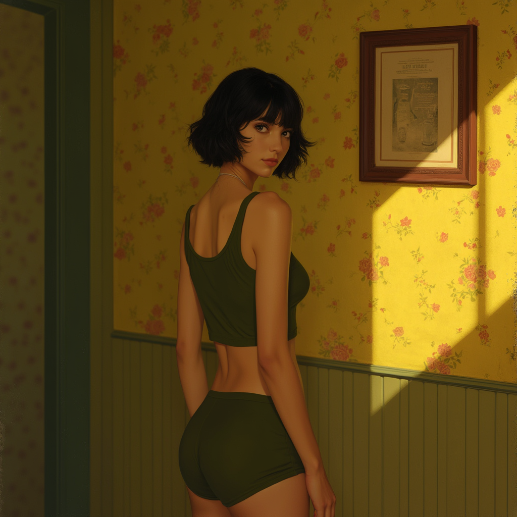 Create Stunning Warm Intertwined Lighting AI Images example