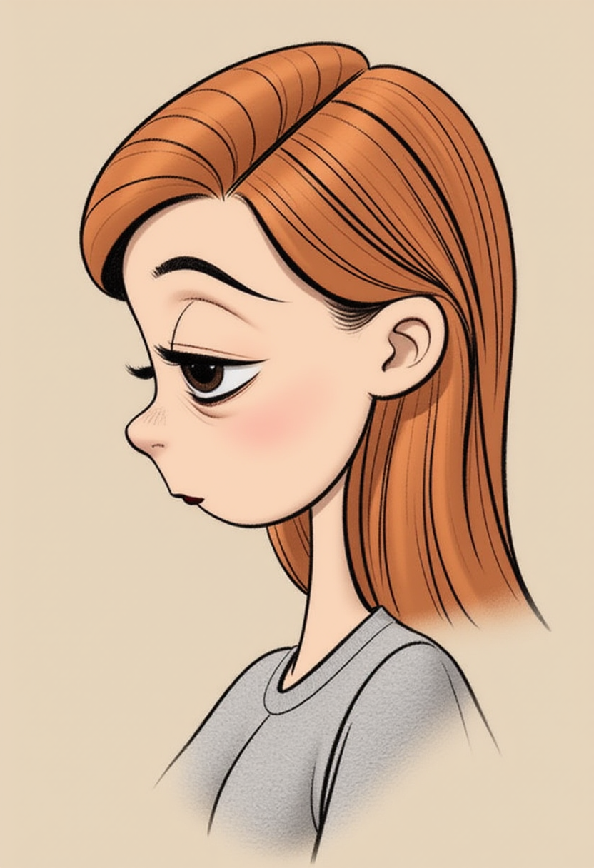 cartoon girl