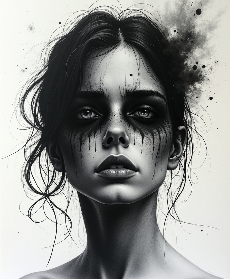Ink Drawing — generated on PixelDojo