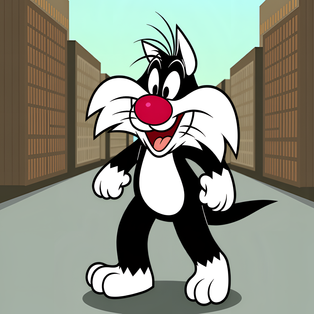 Example: A character walking down the street
