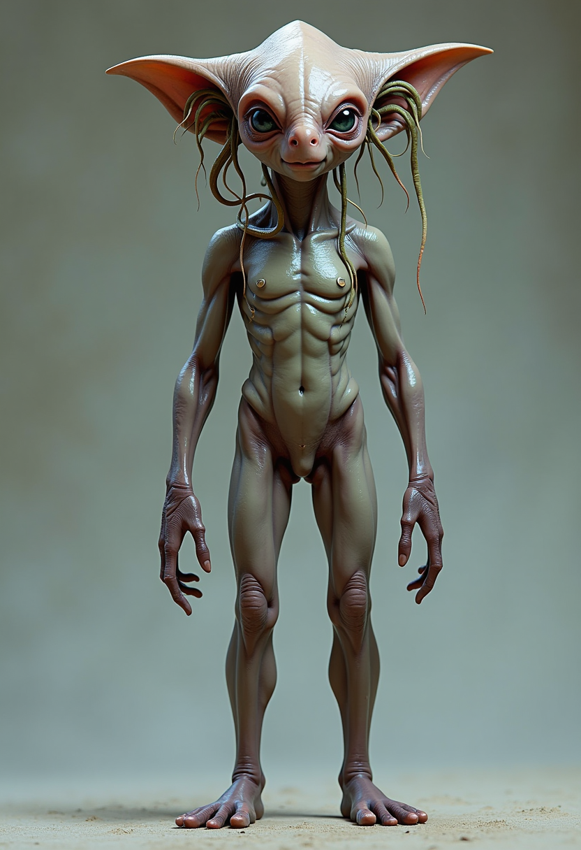 Example: Velvaxians Physical Description: Velvaxians are a primitive alien humanoid speci