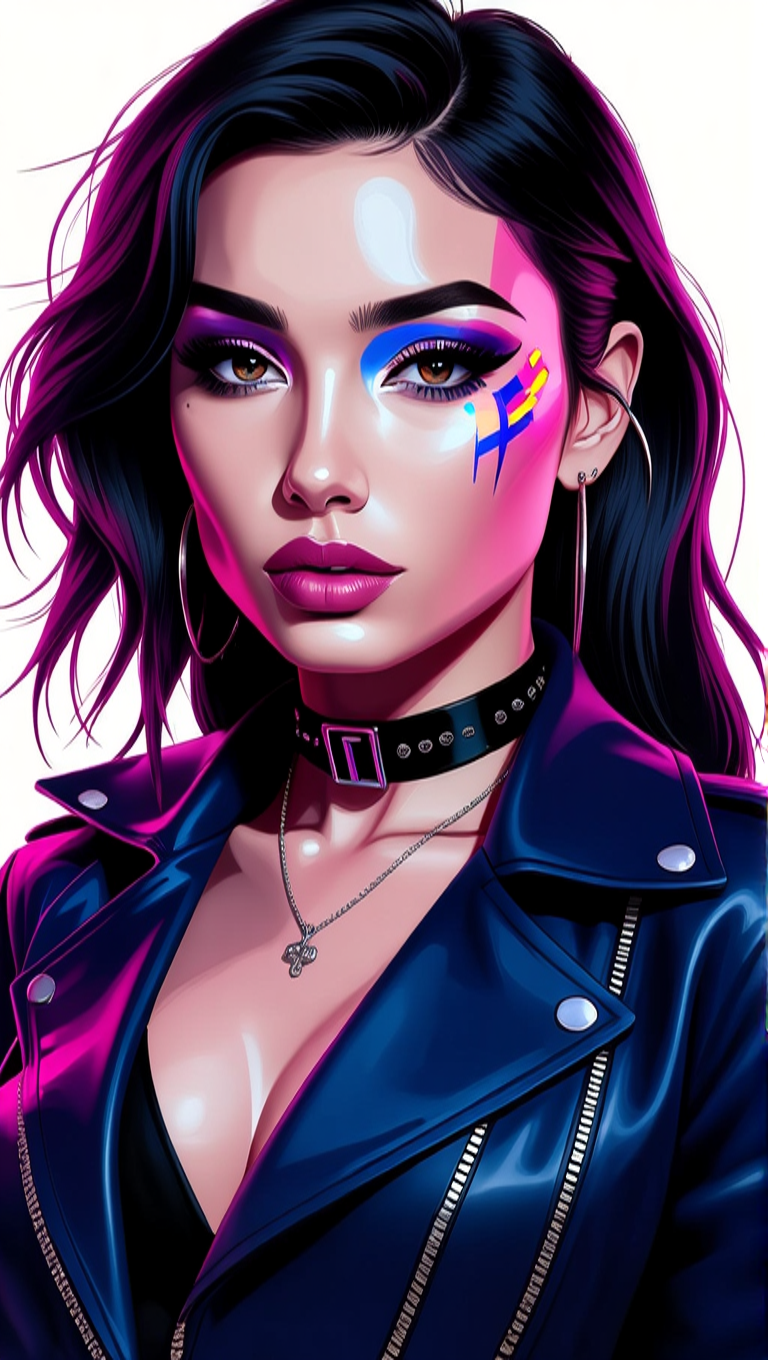Example: Make her photo realistic edit
