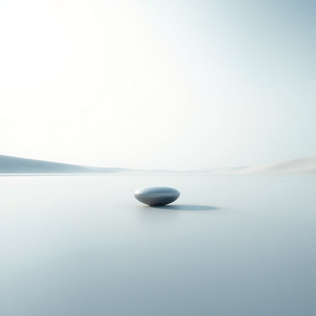 Example: A serene test scene featuring a minimalist landscape