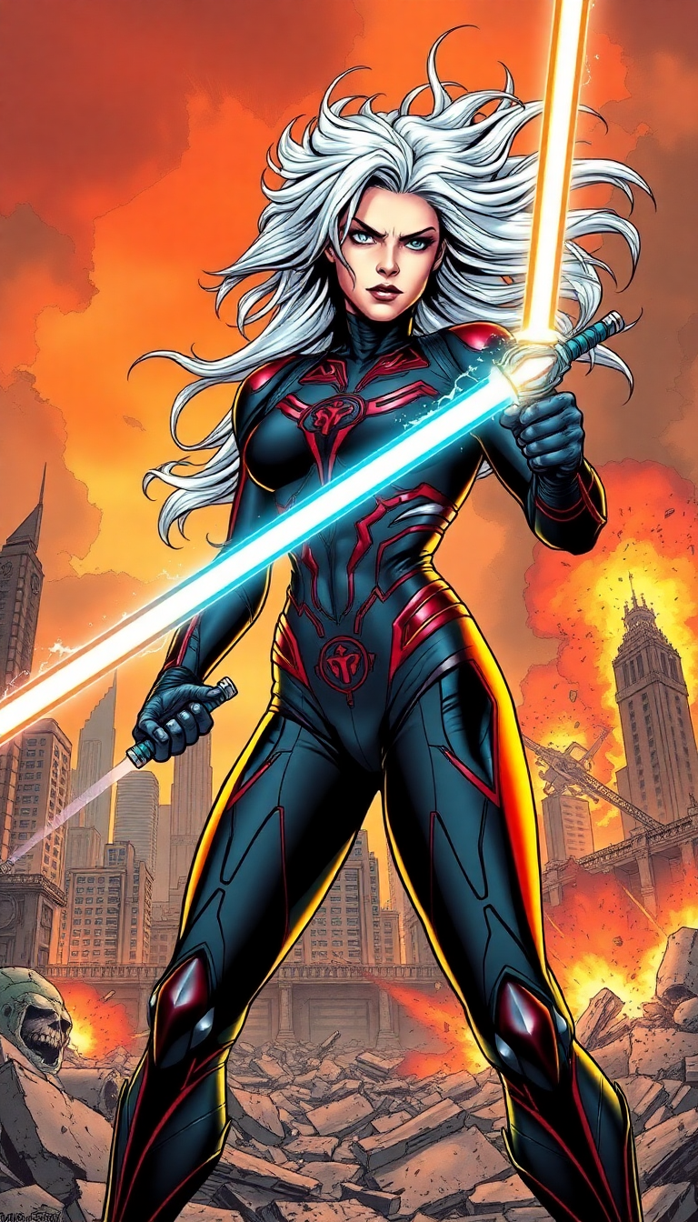 Example: A dynamic and intense portrait of Zealot
