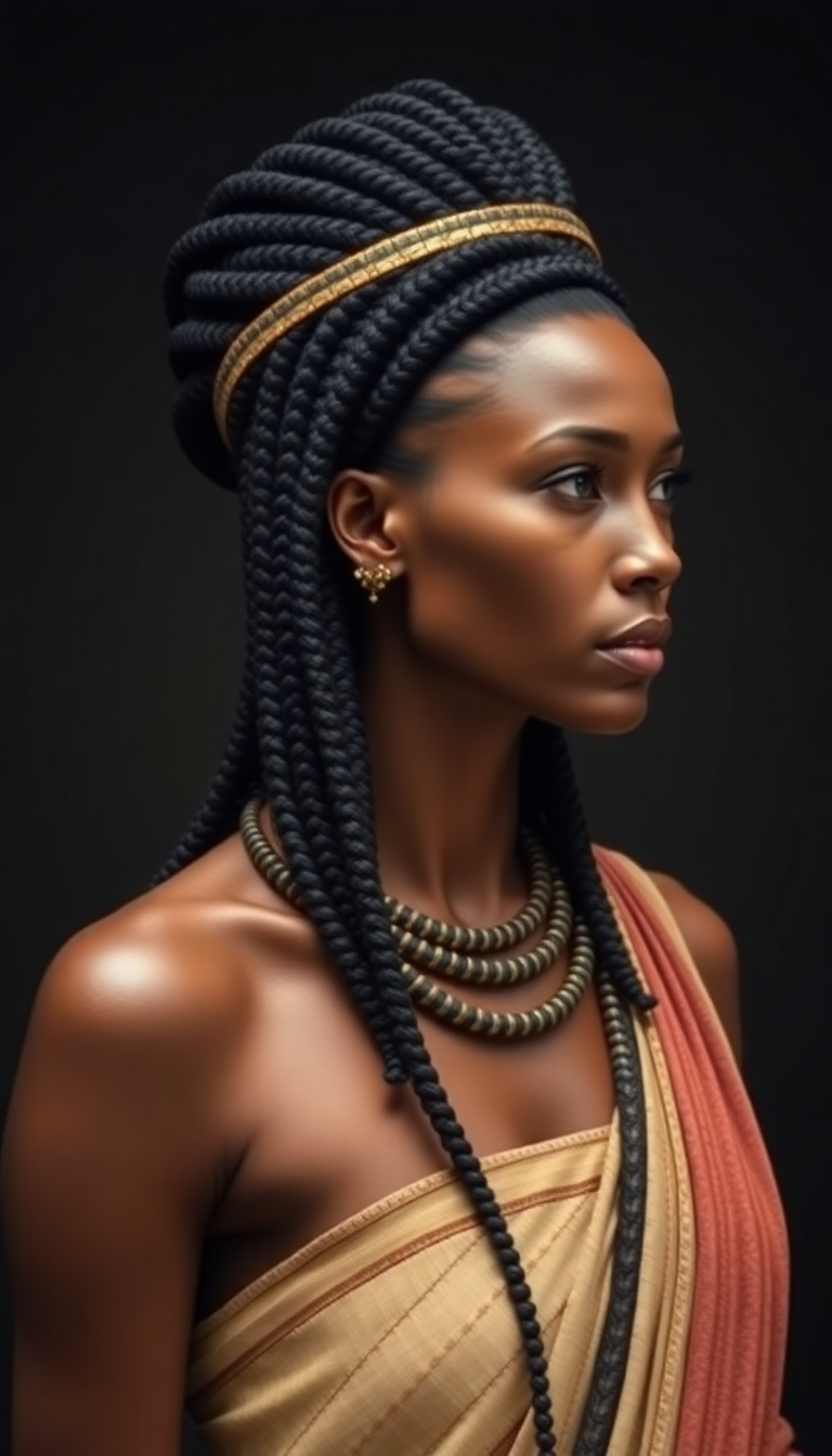 Example: Mature Nubian queen