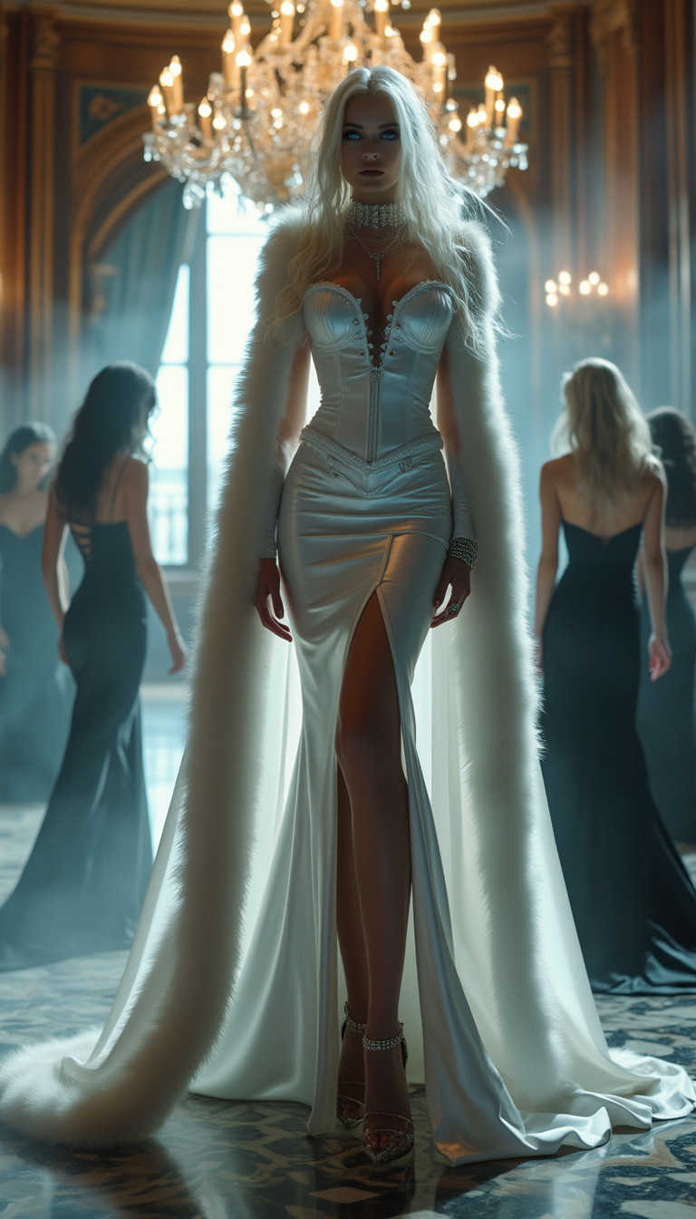 Example: A striking mid-30s vampire queen