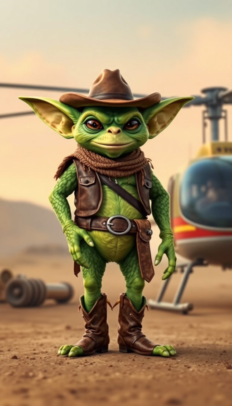 Example: Stout green gremlin