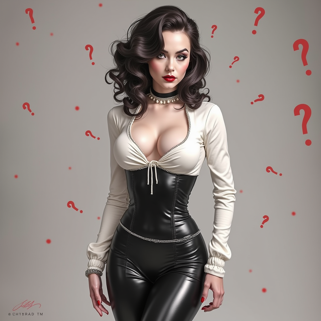 Comic book villainess 