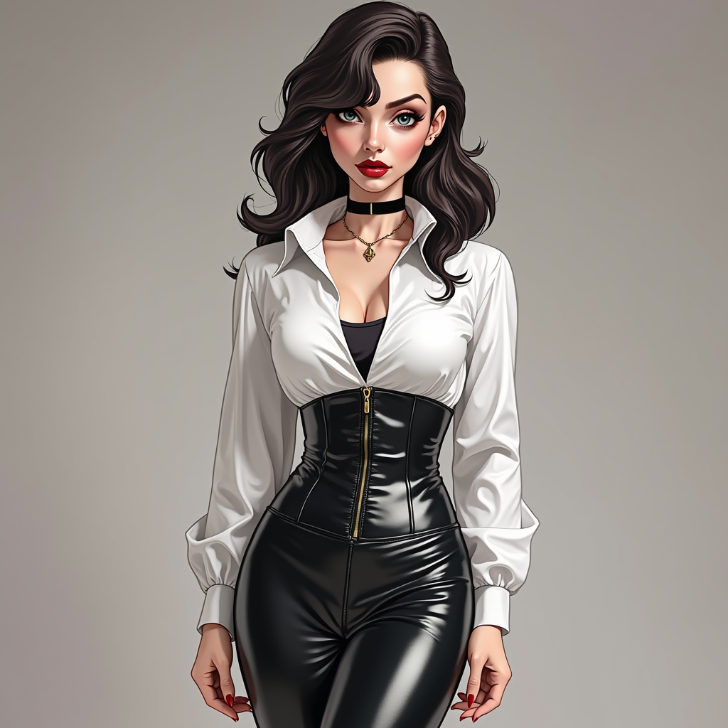 Comic book villainess 