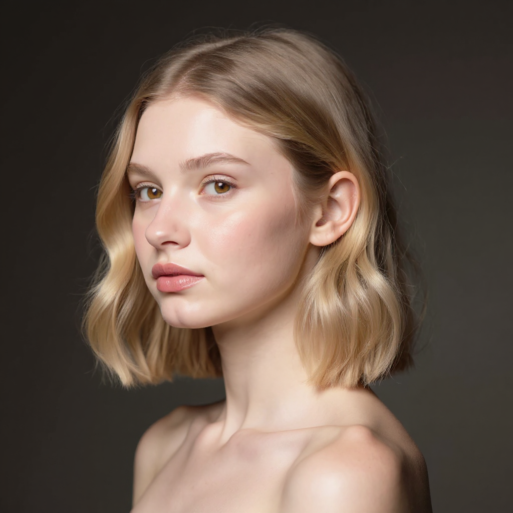 Example: Portrait series with neutral background