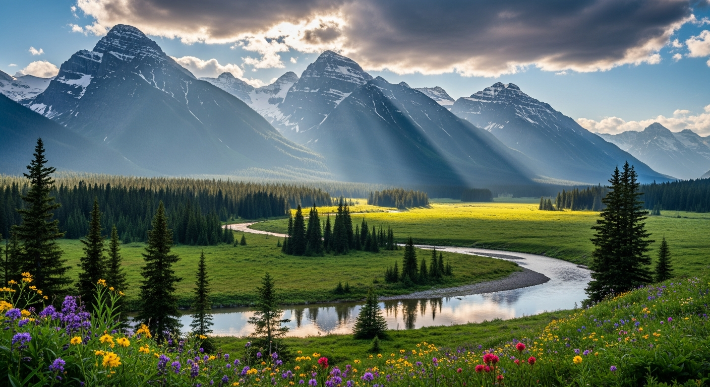 a beautiful landscape
