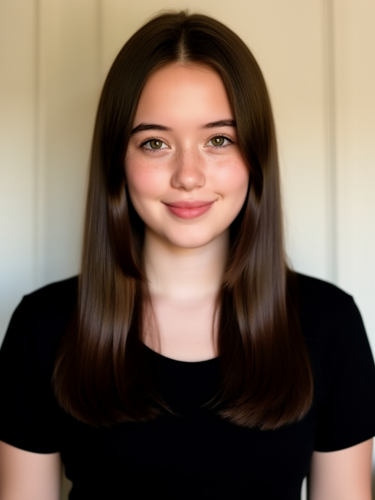 Full frontal photo of a distinctively cute girl inspired by the physical features of the other girls
(Style & Aesthetic:
ultra-realistic fine-art model photography, natural color rendering with restrained contrast, editorial realism, minimal processing, image feels like a private candid moment rather than a posed model shot:1.2)