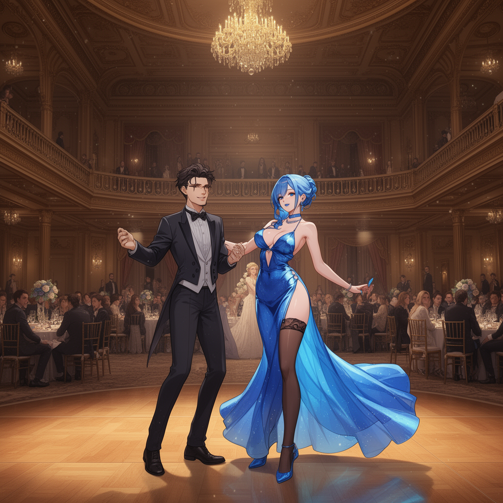 Example: Show the character in a random pose with random background and random lighting