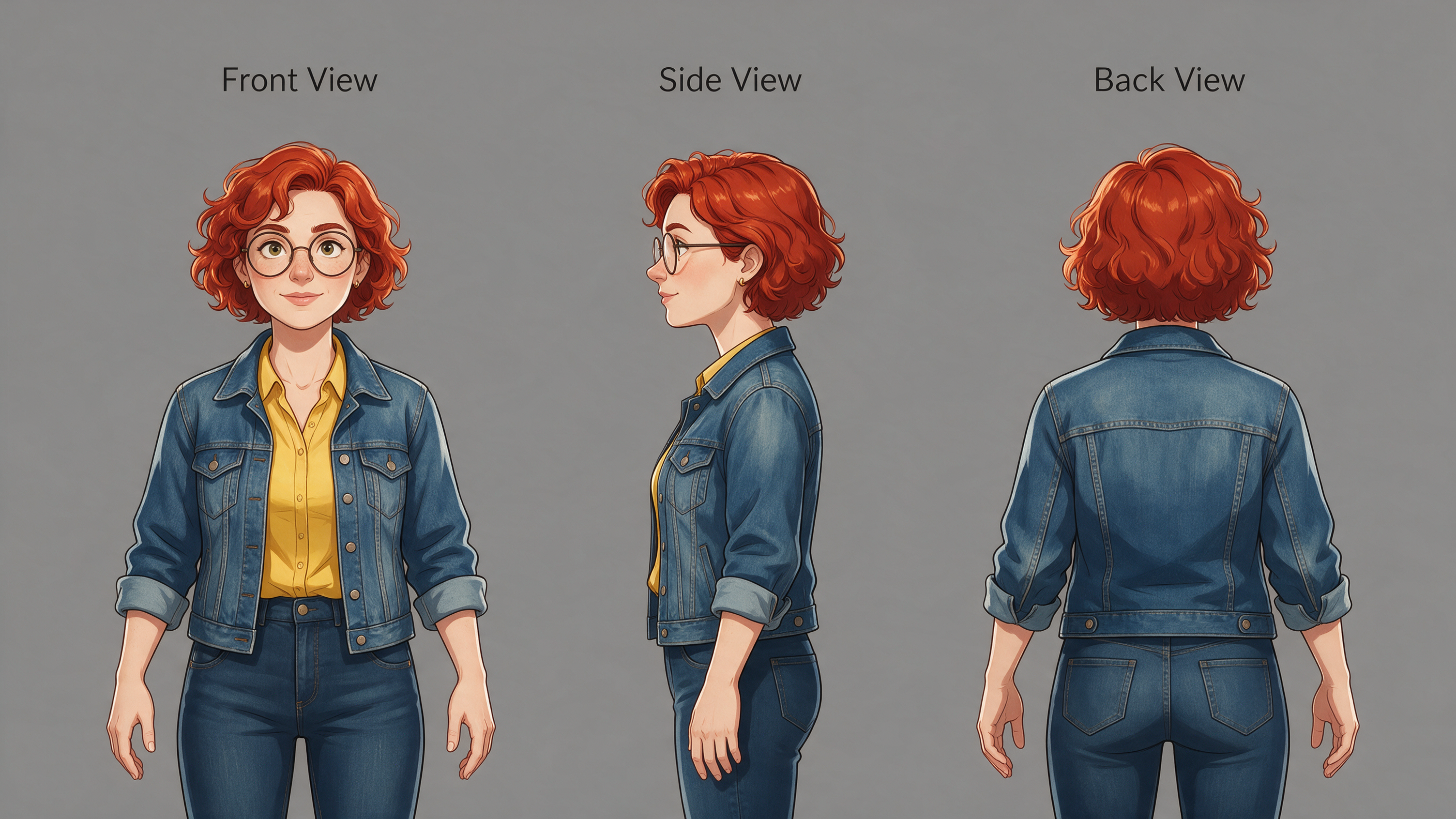 Character Turnarounds — generated on PixelDojo