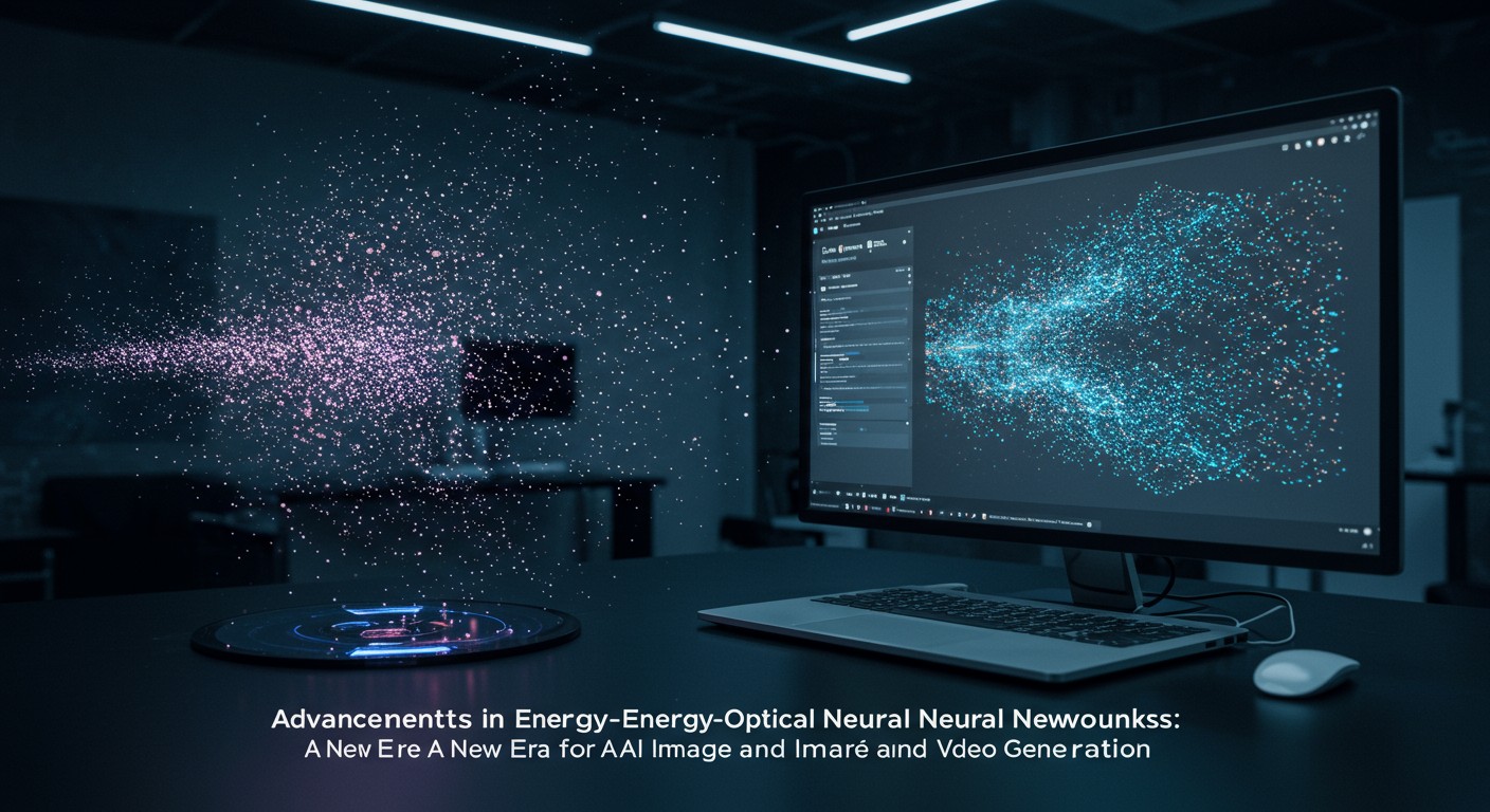 Feature image for Advancements in Energy-Efficient Optical Neural Networks: A New Era for AI Image and Video Generation