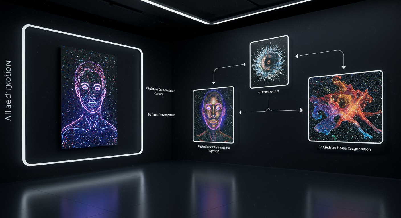 Feature image for AI Art's Evolution: From Digital Experimentation to Auction House Recognition
