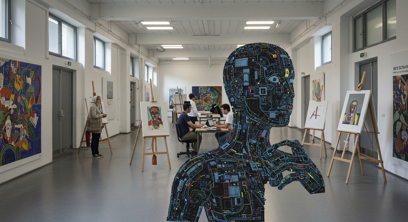 Feature image for Art Schools at a Crossroads: Navigating the Impact of AI on Art Education