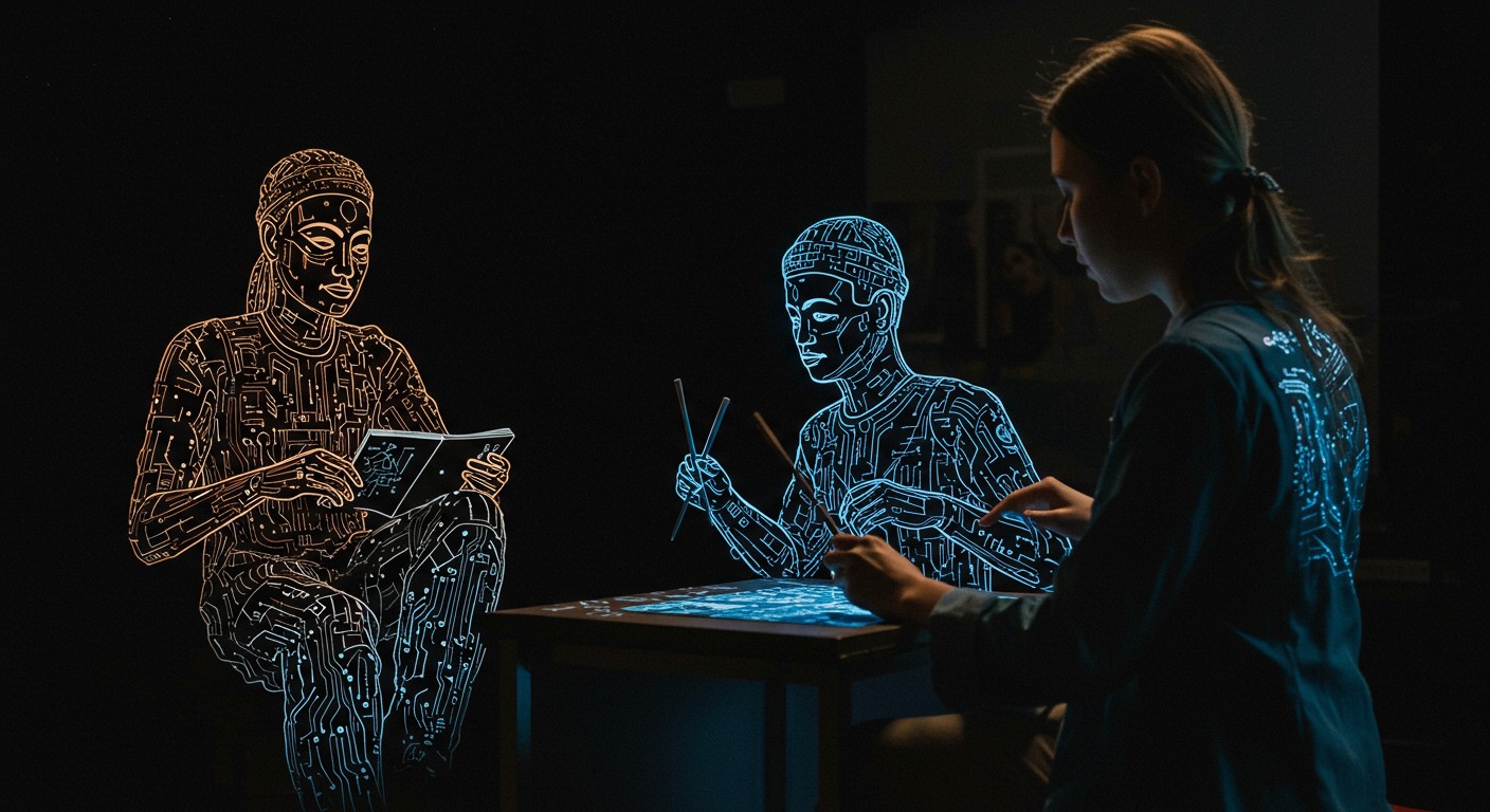 Feature image for Bridging Tradition and Technology: How Tech Art Students Are Embracing AI Integration
