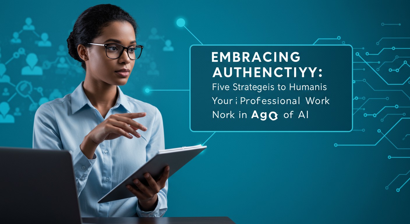 Feature image for Embracing Authenticity: Five Strategies to Humanize Your Professional Work in the Age of AI