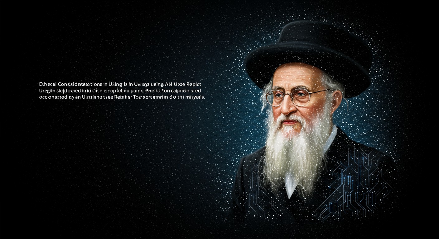 Feature image for Ethical Considerations in Using AI to Depict Religious Figures: The Case of the Rebbe